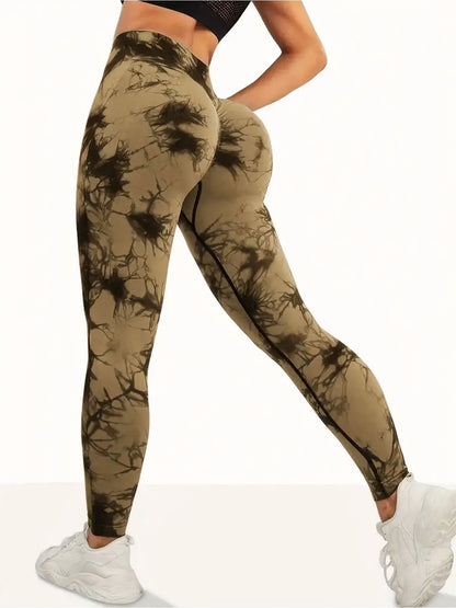 Women's Seamless Tie-dye Yoga Pant