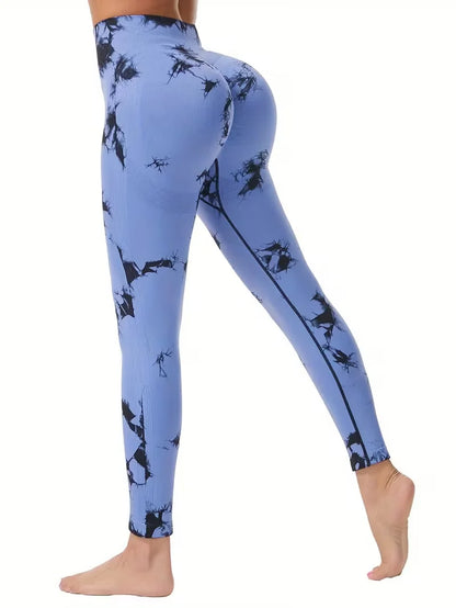 Women's Seamless Tie-dye Yoga Pant