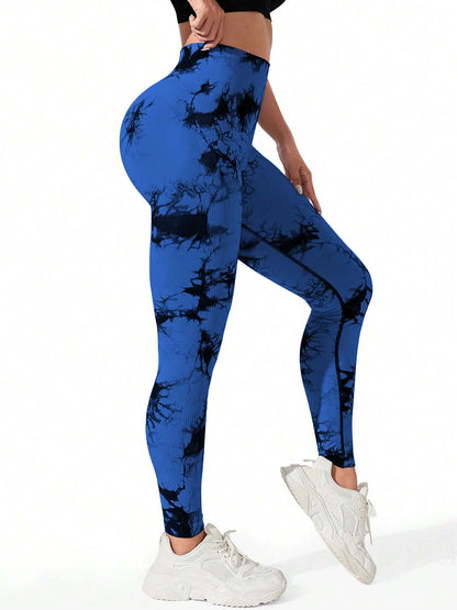 Women's Seamless Tie-dye Yoga Pant