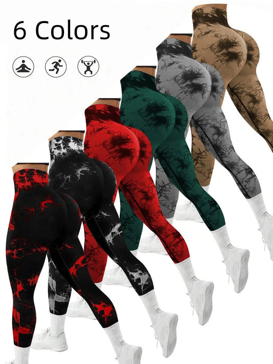 Women's Seamless Tie-dye Yoga Pant