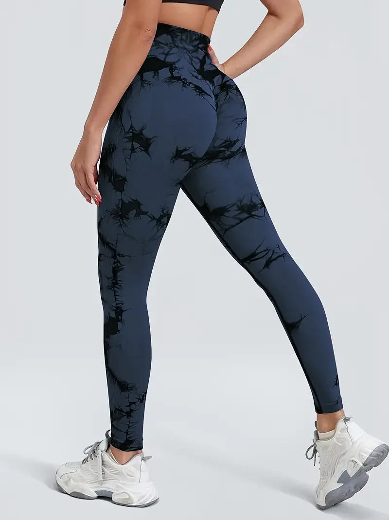Women's Seamless Tie-dye Yoga Pant