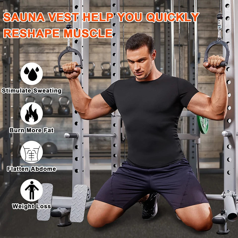 Longsleeves Neoprene Workout Sauna Compression Top