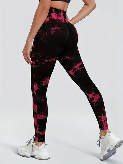 Women's Seamless Tie-dye Yoga Pant