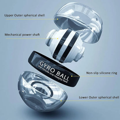 Self-Starting Wrist Gyro Ball Power Trainer