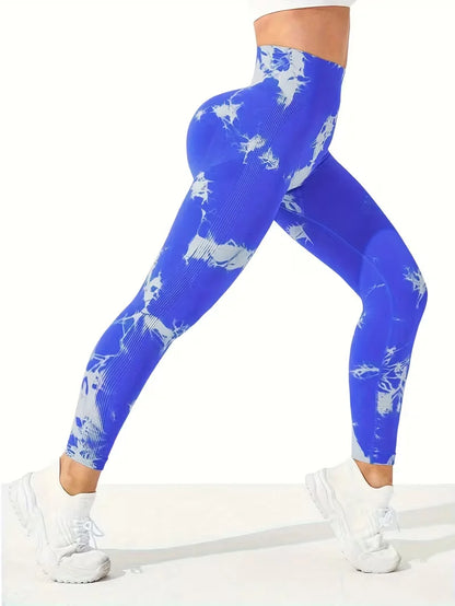Women's Seamless Tie-dye Yoga Pant